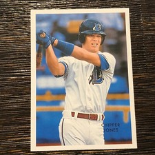 2022 Topps Heritage Minor League #1 Chipper Jones 1973 Topps 1953 Reprint Card