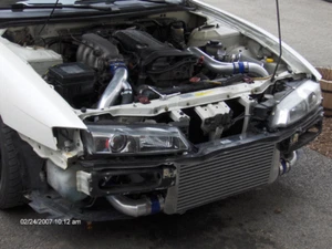 CXRacing FMIC Bolt-on INTERCOOLER KIT for 89-99 Nissan S13 S14 S15 SR20DET 240SX - Bild 1 von 9