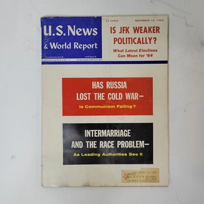 U.S. News & World Report November 18, 1963 Has Russia Lost The Cold War - Image 1 of 4