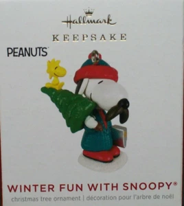Hallmark 2021 Winter Fun with Snoopy 24th - Peanuts - NIB - Picture 1 of 5