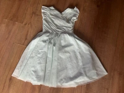 Mint Green Glitter MONSOON Party Prom Bridal Dress Age 9 Years - Image 1 of 2
