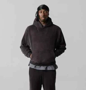 Yeezy Gap Polar Fleece Regular Fit Hoodie Unreleased Season Black Men's XL  - Picture 1 of 11