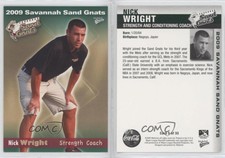 2009 MultiAd Sports Savannah Sand Gnats Nick Wright #5