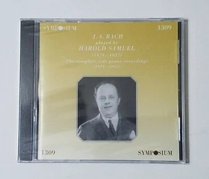 JS Bach played by Harold Samuel CD Complete Solo Piano Recordings SYMPOSIUM NEW - Picture 1 of 2