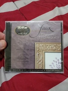 "Behr Faux Finishing Techniques" 2CDs New Sealed Instructional Win/Mac BP-1 - Picture 1 of 2