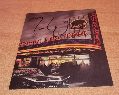 MARK KNOPFLER Boom like that VERY RARE SPAIN PROMO CD SINGLE AUTOGRAPHED SIGNED - Image 1 of 4
