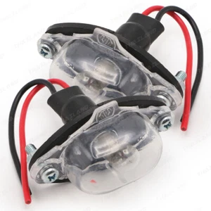 Pair License Plate Lights Lamps For Toyota Hilux LN RN30 46 RN33 RN43 1979-'83 - Bild 1 von 8