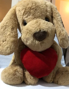 Animal Adventure Brown 14in Puppy Stuffed Plush NWT - Picture 1 of 1