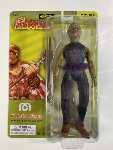 The Toxic Avenger Action Figure Troma Mego Monsters 8 inch Sealed NEW Cover