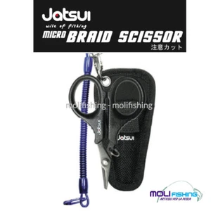 FORBICE DA PESCA PER BRAID JATSUI MICRO BRAID SWISSOR CON LACCIO E ASTUCCIO NEW - Imagen 1 de 1