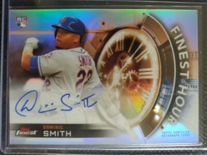 Dominic Smith Finest Hour Autograph 2018 Topps Finest
