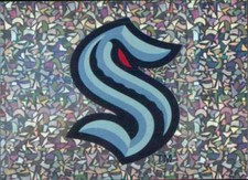 2022-23 Topps NHL Sticker Collection #409 Team Logo Seattle Kraken Foil