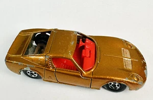 Matchbox 1969 Lesney Superfast Gold Lamborghini Miura 33 w/ Red Interior England - Picture 1 of 5