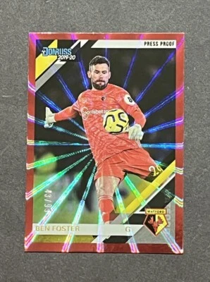 2019-20 Panini Chronicles Donruss #165 Ben Foster Red Laser Press Proof /99 - Image 1 of 4