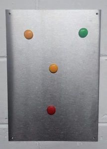 Brushed Stainless Steel Magnetic Notice Memo Message Board Display Up To 1m x 1m - Picture 1 of 7