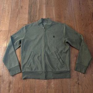 Chaqueta Polo Ralph Lauren Performance Para Hombre Cremallera Completa Verde Talla M - Imagen 1 de 9