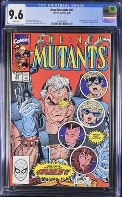New Mutants #87 CGC 9.6 Incredible Looking Book! 1st App of Cable 1990 - Image 1 of 2
