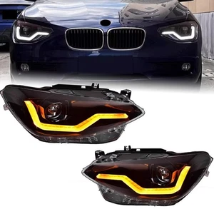 For BMW F20 1 Series 116i 118i 2012-15 LED Headlight DRL Turn Signal Projector - Picture 1 of 7