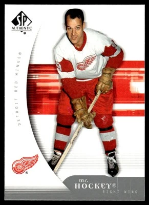 2005-06 SP Authentic Gordie Howe Mr. Hockey Detroit Red Wings #38 - Image 1 of 2