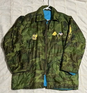 Vintage 70s Vietnam ‘Saigon’ Camo Souvenir Jacket  - Picture 1 of 9