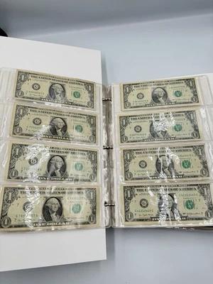 Lot of 239 $1 & 4-$2 Bills 1974 & 1988 w/ Star Notes & Sequential #s - Image 1 of 4