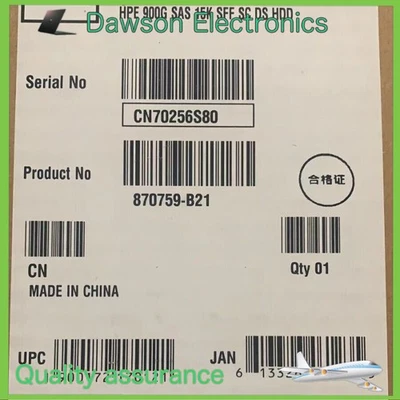 HP 870795-001 870759-B21 Internal SAS 900GB  12G 15K SFF Hard Drive New US - Image 1 of 4