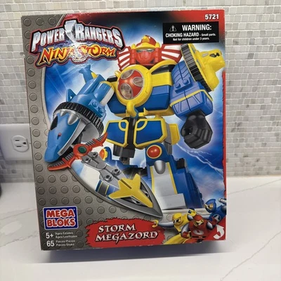 Nuevo En Caja Mega Bloks Power Ranger Ninja Storm Storm Megazord Modelo 5721-2003 Foto 1 de 4