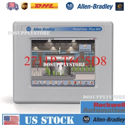 AB 2711P-T6C5D8 /A AB PanelView Plus 6 600 Color Touch RS-232 DC 6" New 1pcs - Image 1 of 4
