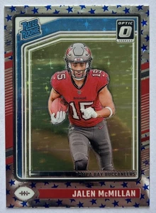 2024 JALEN MCMILLAN Donruss Optic Rated Rookie Stars Emoji Prizm #239 TB Bucs RC - Bild 1 von 2
