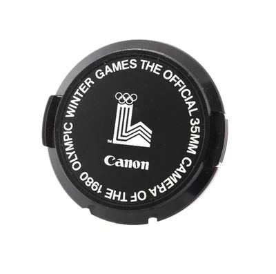 Canon 52mm Front Lens Cap 1980 Olympic Winter Games LA - Image 1 of 2