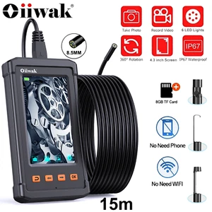 Portable Industrial Endoscope 1080P HD Borescope 5.0'' Screen Inspection Kamera - Bild 1 von 8