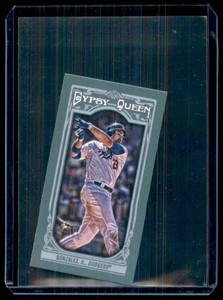 2013 Topps Gypsy Queen Mini Adrian Gonzalez SP VAR #5