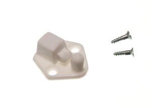 400 X Peglock Catch Caravan Spring Gripper Latches Nylon + Viti | Onestopdiy N - Foto 1 di 1