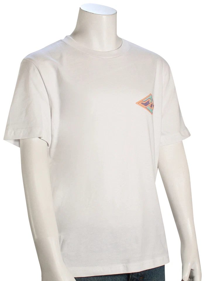 Billabong Boy's Crayon Wave SS T-Shirt - White - New - Image 1 of 1