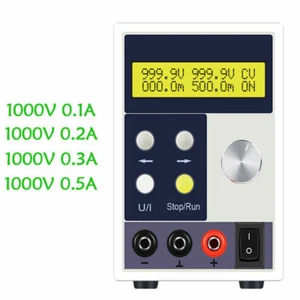 220V Adjustable 1000V 0.1A 0.2A 0.3A 0.5A Programmable DC Regulated Power Supply - Picture 1 of 7
