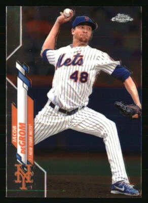 Jacob deGrom 2020 Topps Chrome Ben Baller Edition #81 BASEBALL Card - Image 1 of 2