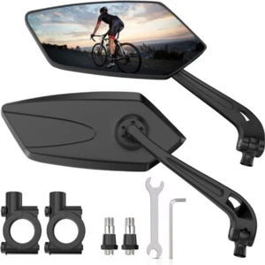 2 Piezas Espejo Bicicleta MTB Carretera 22-25mm Manillar Bicicleta Vista Trasera Vidrio Ciclismo - Imagen 1 de 21