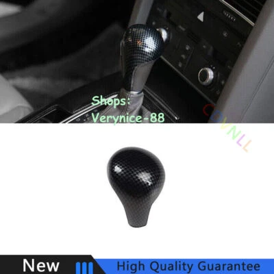 Fit For Audi Q5 2009-2012 Carbon Fiber Car Gear Shift Knob Shifter Lever Trim 1* - Image 1 of 4