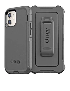 OtterBox DEFENDER SERIES Hülle & Holster für Apple iPhone 12 Mini - Schwarz - Bild 1 von 3