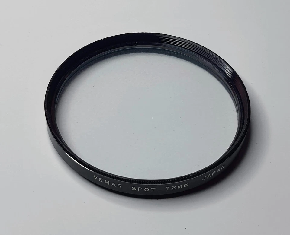 Genuine Vemar 72mm Center Spot Glass Lens Filter Japan 72 mm - Image 1 of 4