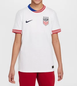 Nike USWNT USA 2024 Match Home Kids Size XL Soccer Jersey Dri-Fit ADV FJ1527-101 - Picture 1 of 8