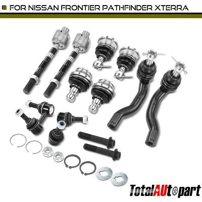 10x Tie Rod End&Ball Joint & Sway Bar Link for Nissan Frontier 2005-2018 Front - Image 1 of 4
