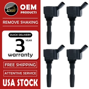 ✅ 4 Ignition Coil For Volkswagen Jetta Golf Audi A3 Sportback e-tron 1.4L UF779 - Picture 1 of 14