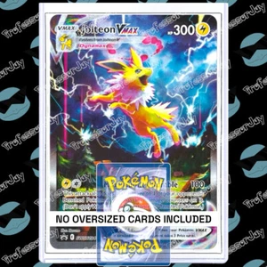 Pokémon JUMBO 1X CUSTOM PRECISE-FIT TOPLOADER + PREMIUM SLEEVE FOR SWSH/SV Cards - Picture 1 of 13