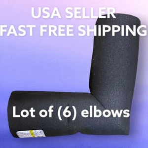 Elbow Pipe Insulation 1 Inch Lot Of 6 FAST FREE SHIPPING - Picture 1 of 7