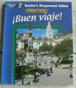 Glencoe SPANISH 1B Teacher's Wraparound Ed. !Buen viaje! TWE LN HC! 2000 - Picture 1 of 9