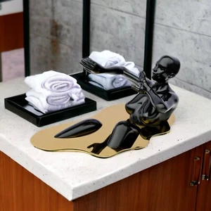 Bathing Lady Sculpture Bathroom Decor Lady In The Bath Decor - Picture 1 of 6