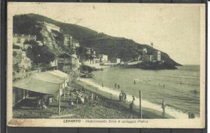 1927 LEVANTO SYRIAN FACTORY AND STONE BEACH - Picture 1 of 2