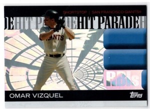 2006 Topps Omar Vizquel Hit Parade Insert #HIT8 Giants