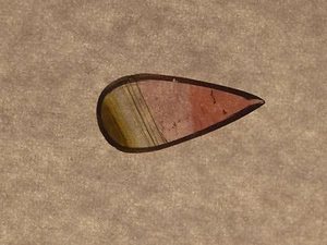 1 Turmalin Querschnitt Scheibe Madagaskar 1,11 ct Tropfen - Imagen 1 de 2
